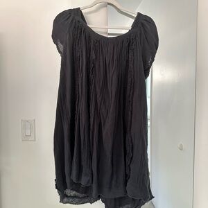 We The Free Black Mini Dress